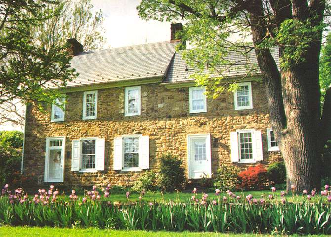 Hampton Hill historic stone home in Richboro Pennsylvania Bucks County