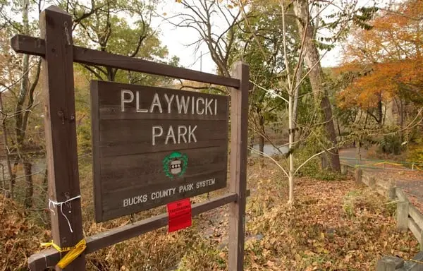Heating oil delivery Holland near Playwicki Park sign and trails