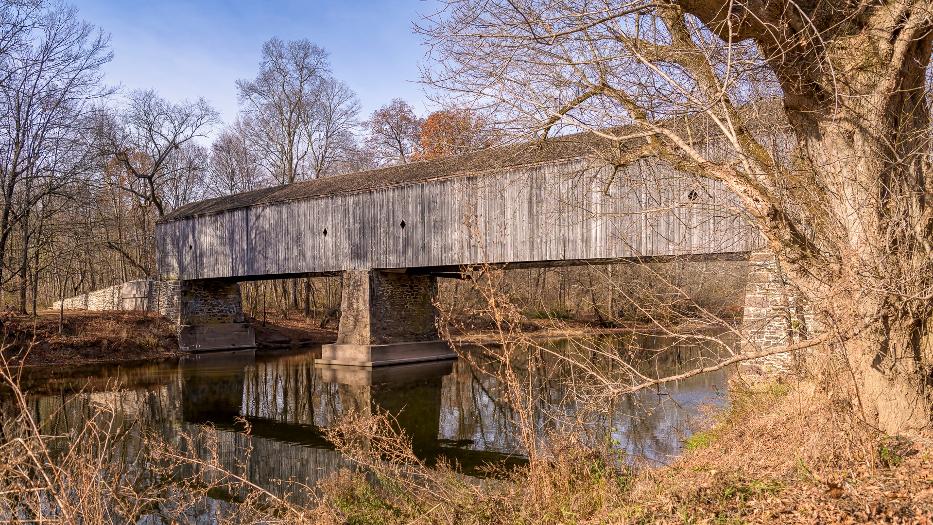 Heating Oil Delivery Newtown – Schofield Ford Covered Bridge Heating Oil Delivery Newtown at the historic Schofield Ford Covered Bridge