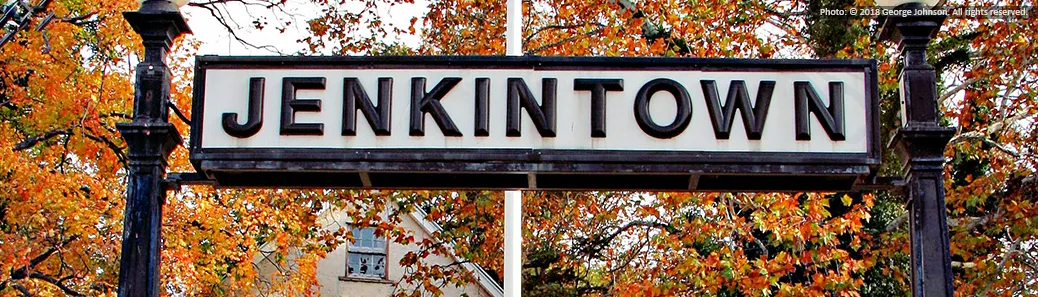 Local heating oil delivery Jenkintown near the Jenkintown station sign