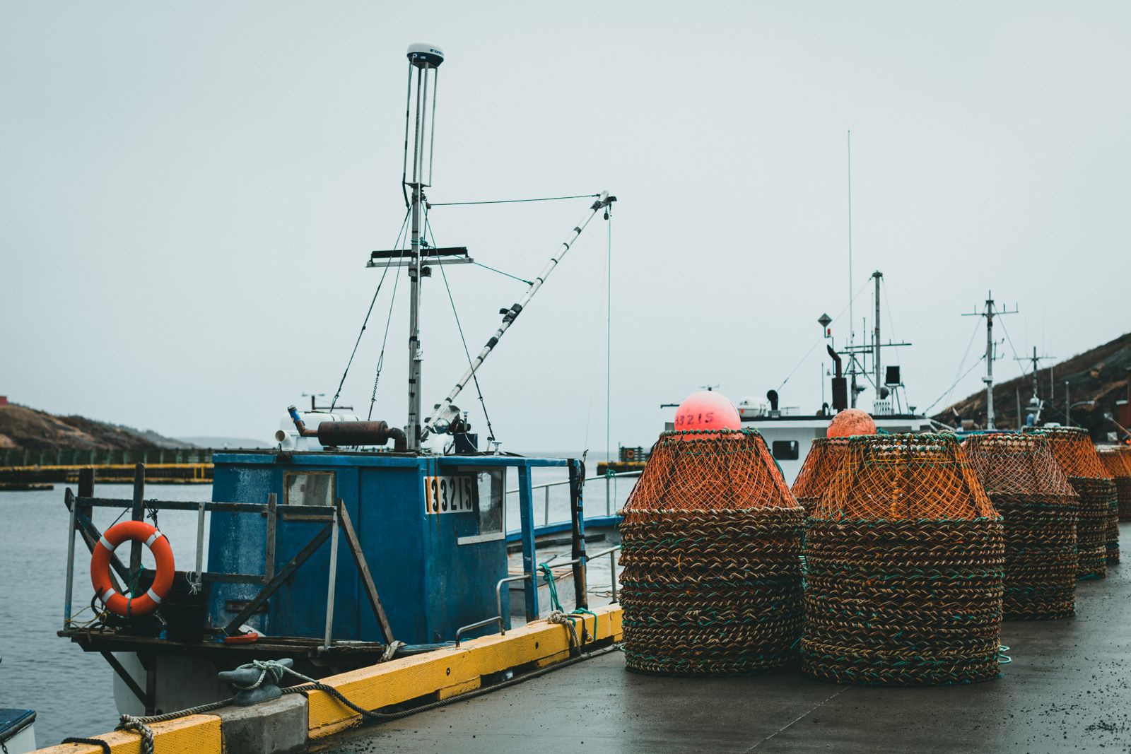 Marine diesel fuel delivery to a boat at a dock in Little Egg Harbor, NJ