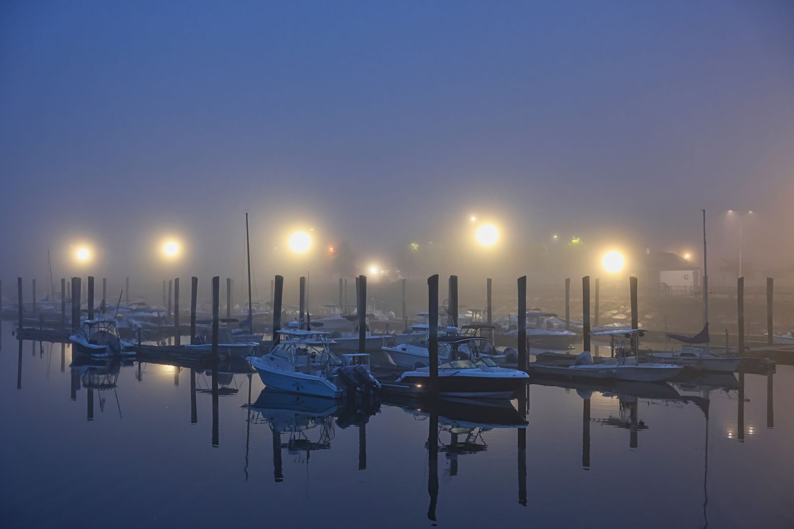 Marine diesel fuel delivery to a boat at a dock in Lanoka Harbor, NJ