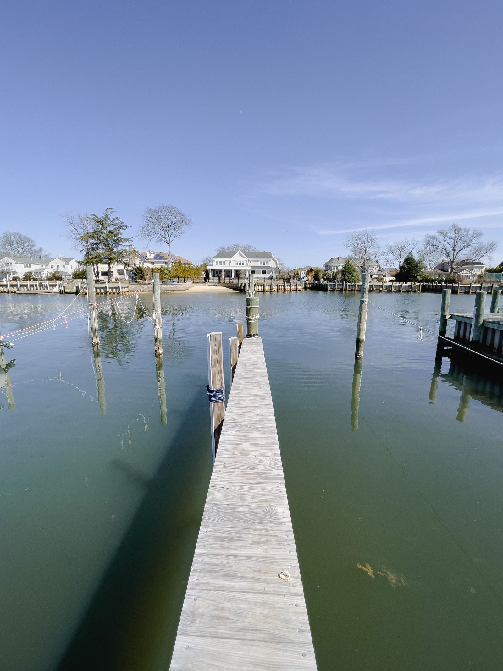 Marine diesel fuel delivery to a boat at a dock in Ocean Gate, NJ