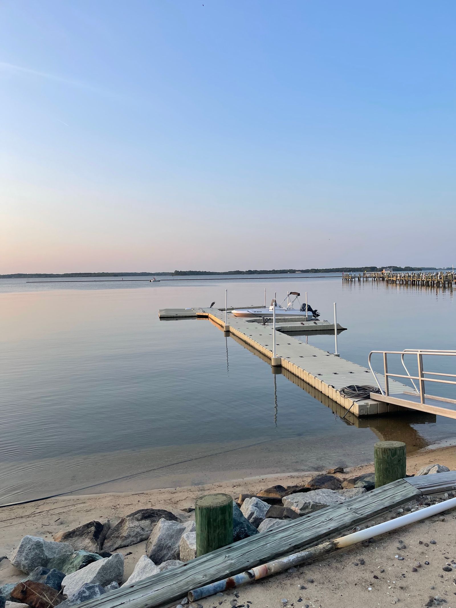 Marine diesel fuel delivery to a boat at a dock in Beachwood, NJ