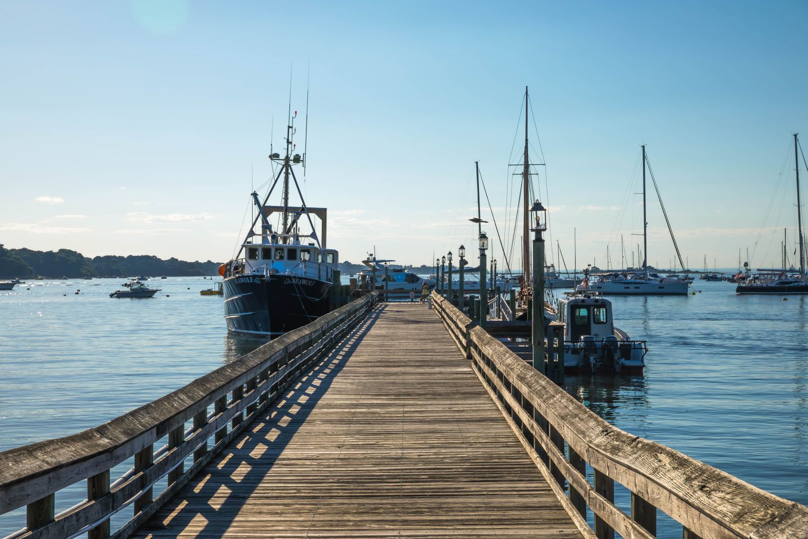 Marine diesel fuel delivery to a boat at a dock in Bayville, NJ