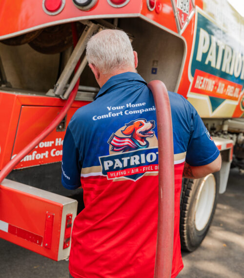 Patriot heating oil delivery in action Patriot heating oil delivery in action