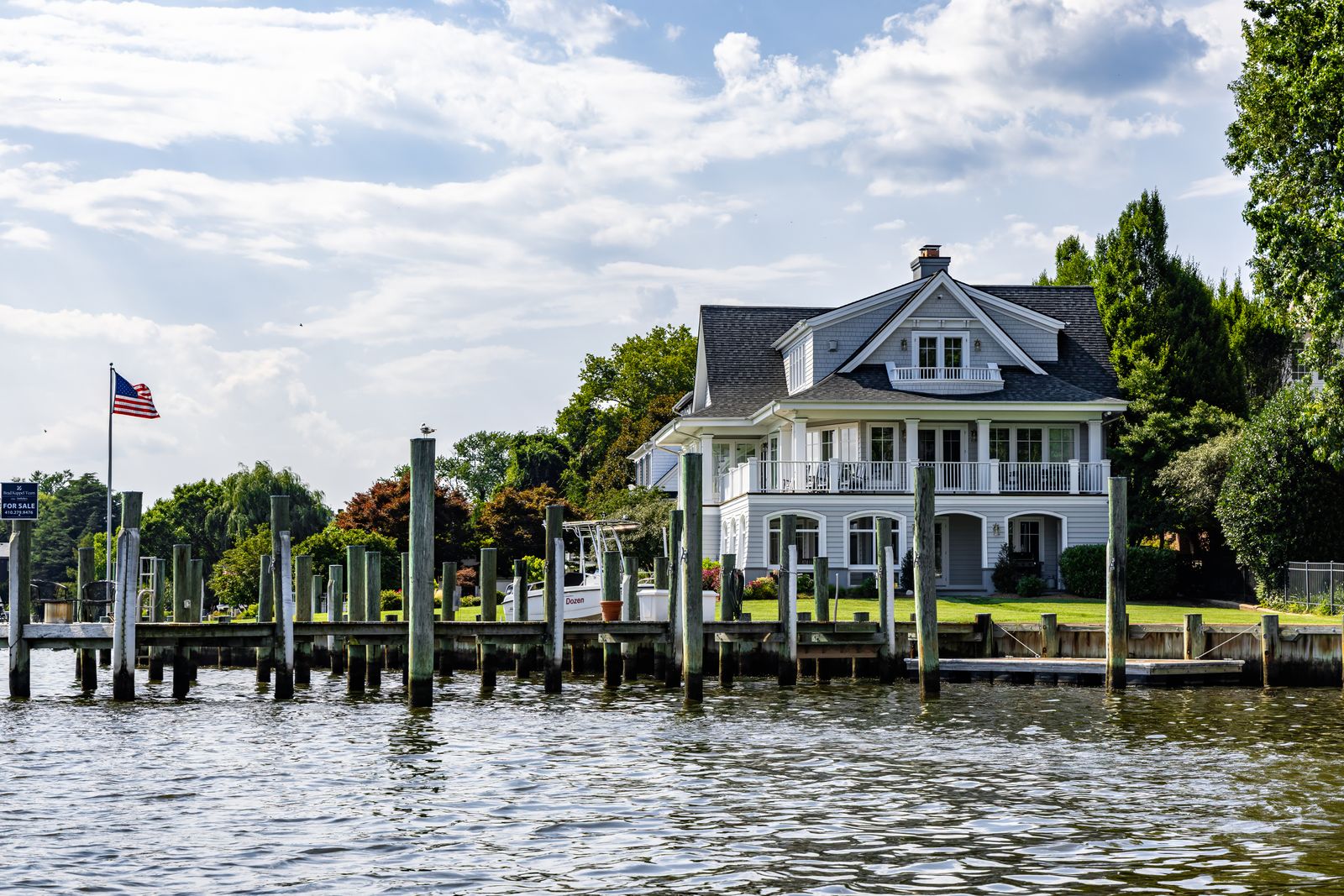 Marine diesel fuel delivery to a boat at a dock in Tuckerton, NJ